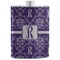 Initial Damask Stainless Steel Flask