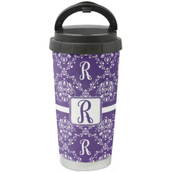 Initial Damask Stainless Steel Coffee Tumbler (Personalized)