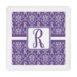 Initial Damask Standard Decorative Napkins