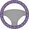 Initial Damask Steering Wheel Cover