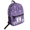 Initial Damask Student Backpack Front