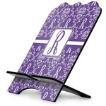 Initial Damask Stylized Tablet Stand (Personalized)