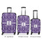 Initial Damask Suitcase Set 1 - APPROVAL