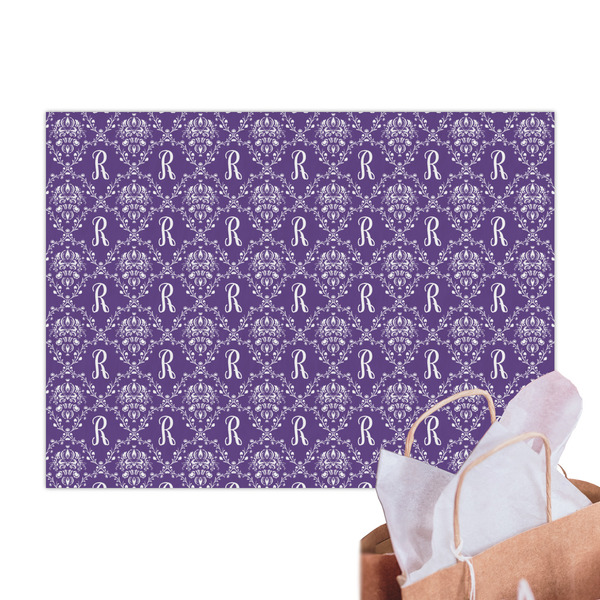 Initial Damask Tissue Paper Sheets - Main