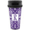 Initial Damask Acrylic Travel Mug without Handle (Personalized)