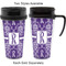 Initial Damask Travel Mugs - with & without Handle