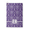 Initial Damask Waffle Weave Golf Towel