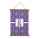 Initial Damask Wall Hanging Tapestry
