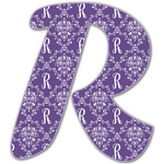 Initial Damask Letter Decal - Large