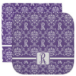 Initial Damask Facecloth / Wash Cloth (Personalized)