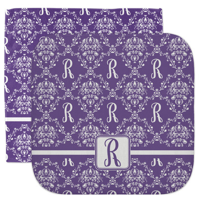 Initial Damask Facecloth / Wash Cloth (Personalized)