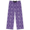 Initial Damask Womens Pjs - Flat Front