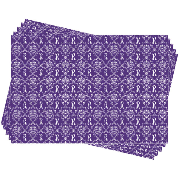 Initial Damask Wrapping Paper - 5 Sheets Approval