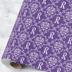 Initial Damask Wrapping Paper Roll - Large