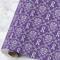 Initial Damask Wrapping Paper Roll - Matte - Large - Main