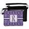 Initial Damask Wristlet ID Cases - MAIN