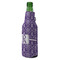 Initial Damask Zipper Bottle Cooler - ANGLE (bottle)