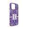 Initial Damask iPhone Case - Plastic - iPhone 13 Mini