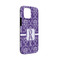 Initial Damask iPhone Case - Rubber Lined - iPhone 13 Mini