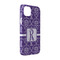 Initial Damask iPhone 14 Case - Angle