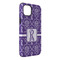 Initial Damask iPhone Case - Rubber Lined - iPhone 14 Plus