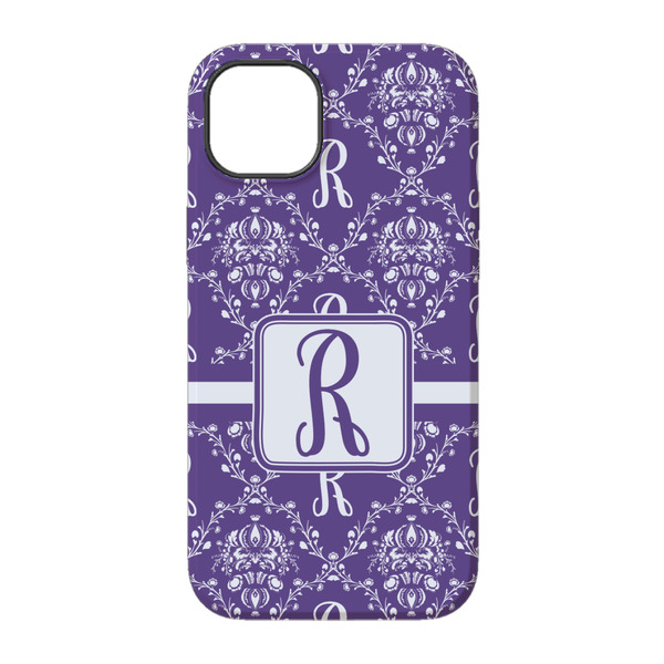 Initial Damask iPhone 14 Tough Case - Back