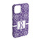 Initial Damask iPhone 15 Case - Angle