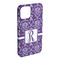 Initial Damask iPhone 15 Plus Case - Angle