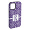 Initial Damask iPhone 15 Plus Tough Case - Angle