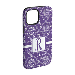 Initial Damask iPhone Case - Rubber Lined - iPhone 15