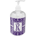 Initial Damask Acrylic Soap & Lotion Bottle