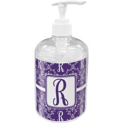 Initial Damask Acrylic Soap & Lotion Bottle