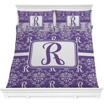 Initial Damask Comforters (Personalized)