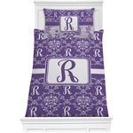 Initial Damask Comforter Set - Twin XL (Personalized)