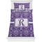 Personalized Initial Damask Bedding Set (Twin)