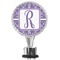 Personalized Initial Damask Bottle Stopper Main View