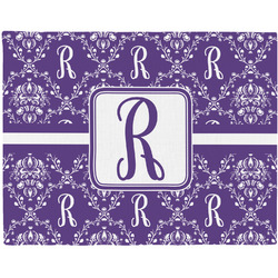 Initial Damask Woven Fabric Placemat - Twill