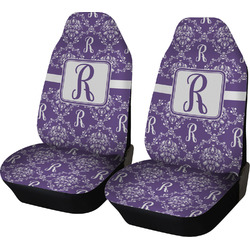 Initial Damask Car Seat Covers (Set of Two) (Personalized)