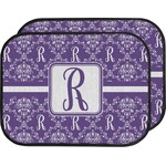 Initial Damask Car Floor Mats (Back Seat) (Personalized)