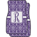 Initial Damask Car Floor Mats (Personalized)