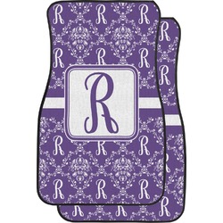 Initial Damask Car Floor Mats (Personalized)