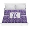 Personalized Initial Damask Comforter (King)