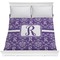 Initial Damask Comforter - Full / Queen (Personalized)