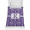 Personalized Initial Damask Comforter (Twin)