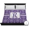 Personalized Initial Damask Duvet Cover (King)