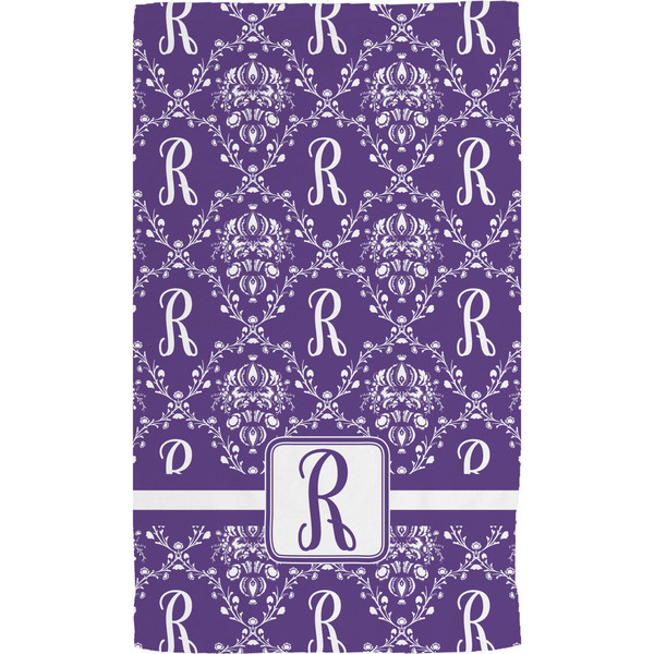 Personalized Initial Damask Hand Towel (Personalized)