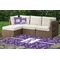 Personalized Initial Damask Outdoor Mat & Cushions