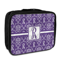 Initial Damask Insulated Lunch Bag (Personalized)