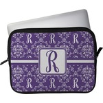 Initial Damask Laptop Sleeve / Case - 13" (Personalized)