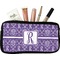 Personalized Initial Damask Makeup Case Small